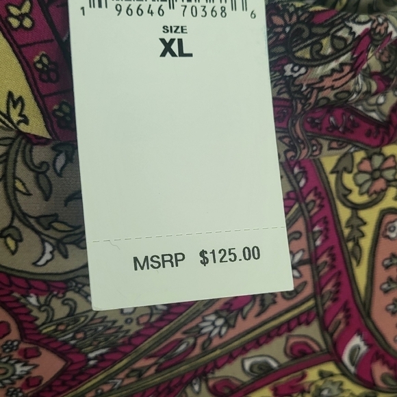 Lauren Ralph Lauren Paisley Off-The Shoulder Blouse - Picture 13 of 13